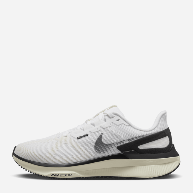 Акція на Жіночі кросівки для бігу Nike Air Zoom Structure 25 DJ7884-104 39 (8US) 25 см Білий/Чорний від Rozetka