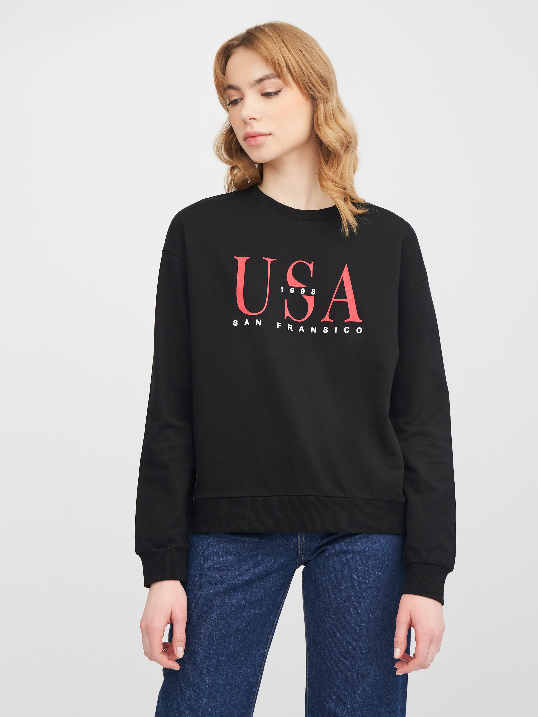 Акція на Світшот H&M 0698328_USA XS Чорно-червоний (KZ2000000623429_9999965910749_6983280698398) від Rozetka