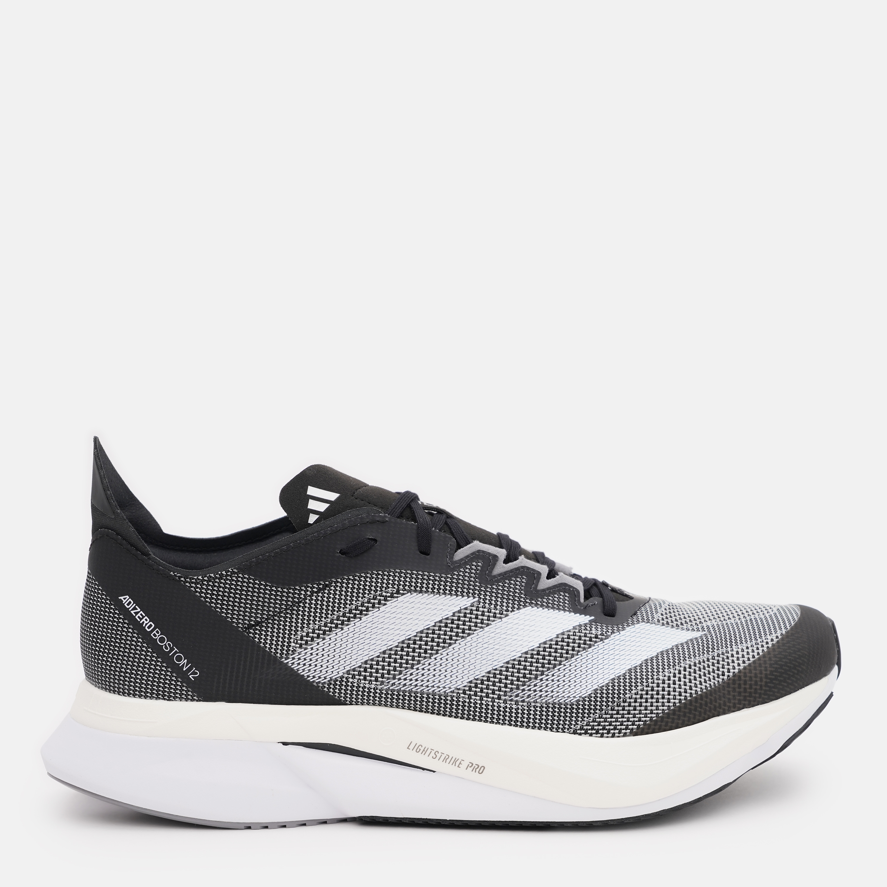 Акція на Чоловічі кросівки для бігу Adidas Adizero Boston 12 M ID4234 40.5 (7UK) 25.5 см Cblack/Ftwwht/Carbon від Rozetka