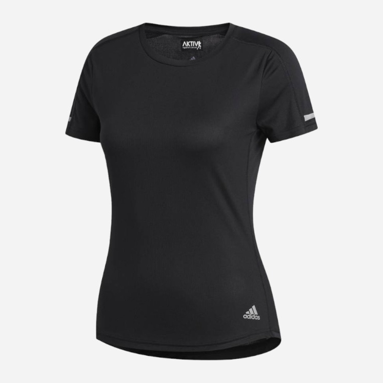 Акція на Футболка жіноча Adidas Updated Pure Tee FL7802 XXS Чорна від Rozetka