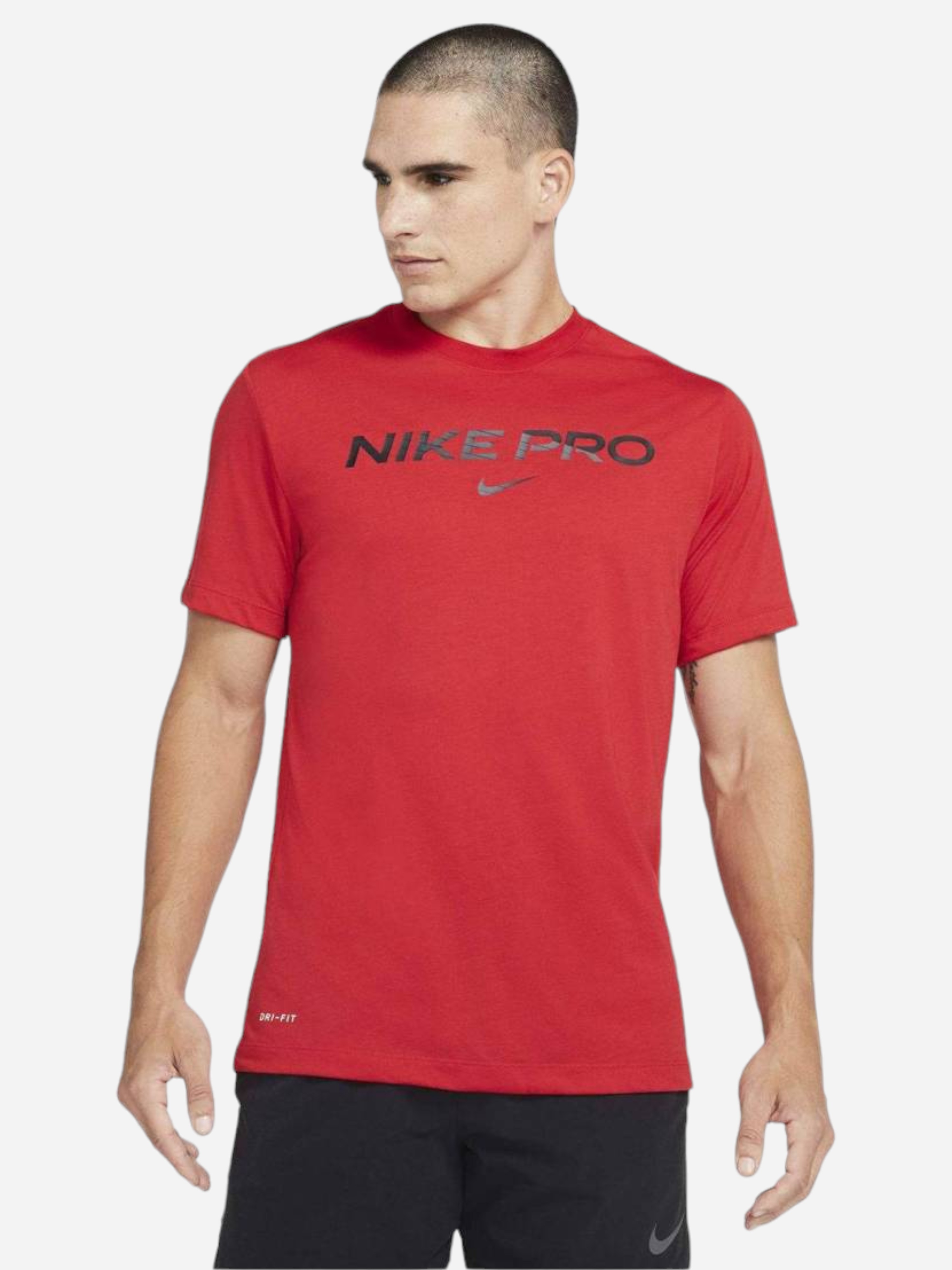 Акція на Футболка чоловіча Nike M Nk DB Tee Nike Pro Da1587-657 M Червона від Rozetka