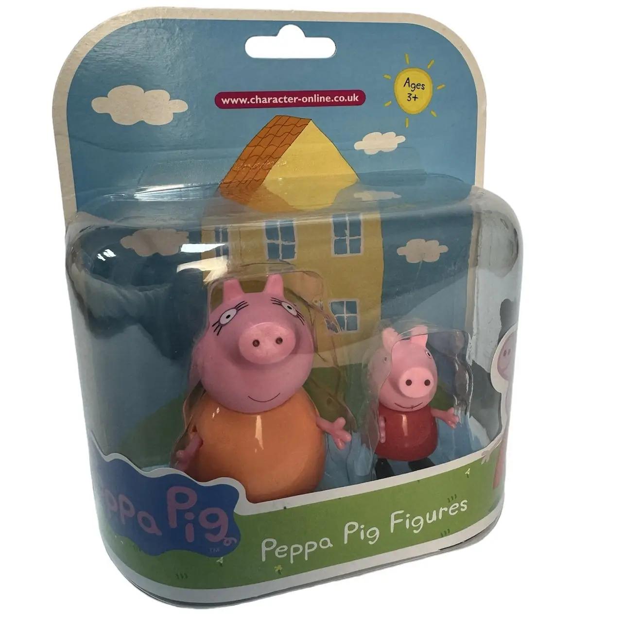 Набор игровых фигурок Peppa Pig Семья Пеппы Мама и Пеппа детский игрушечный  комплект (SVTL00020007) – фото, отзывы, характеристики в интернет-магазине  ROZETKA от продавца: Toyvillage | Купить в Украине: Киеве, Харькове,  Днепре, Одессе,