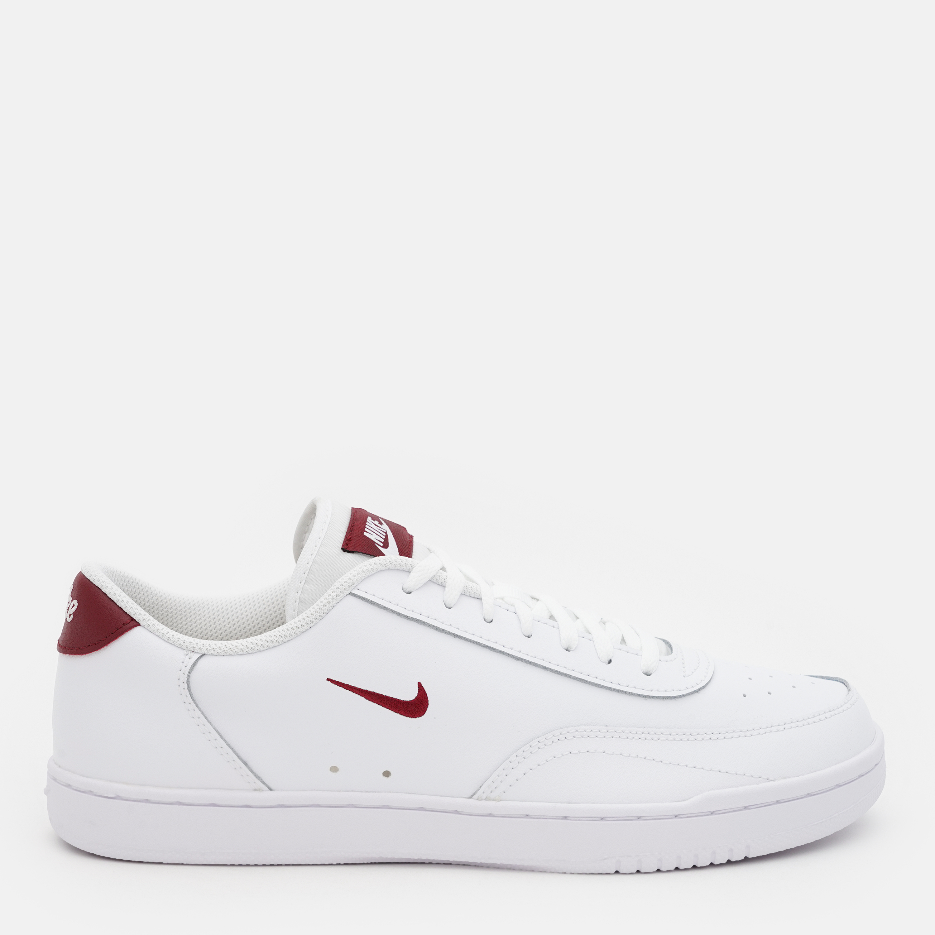 Акція на Чоловічі кеди низькі Nike Court Vintage CJ1679-105 41 (8US) 26 см White/Team Red-White від Rozetka