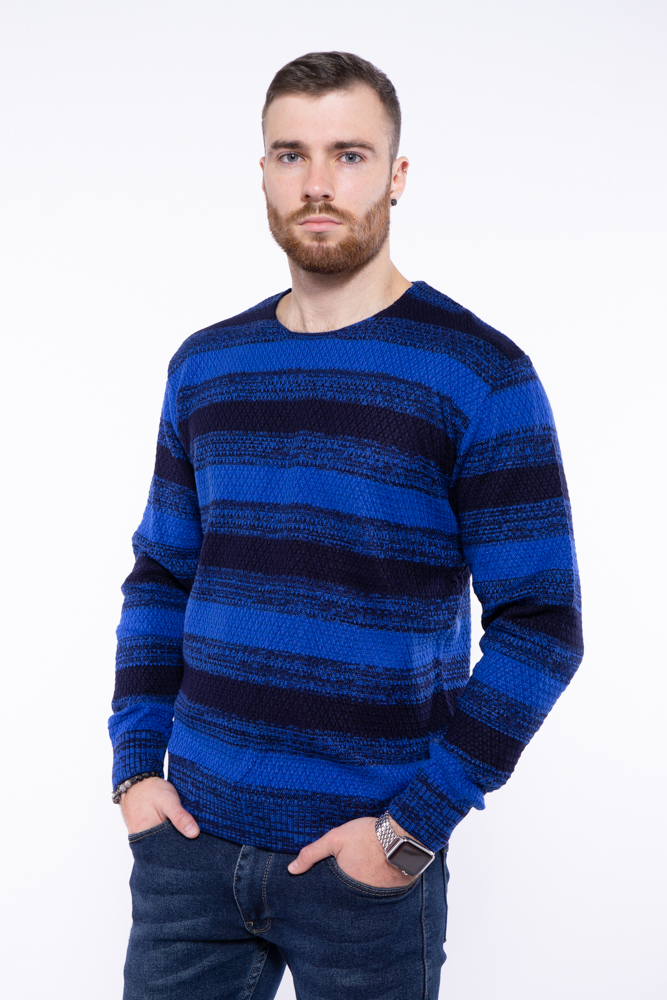 

Свитер в полоску Time of Style 192P6013  Сине-чернильный, Свитер в полоску Time of Style 192P6013 M Сине-чернильный