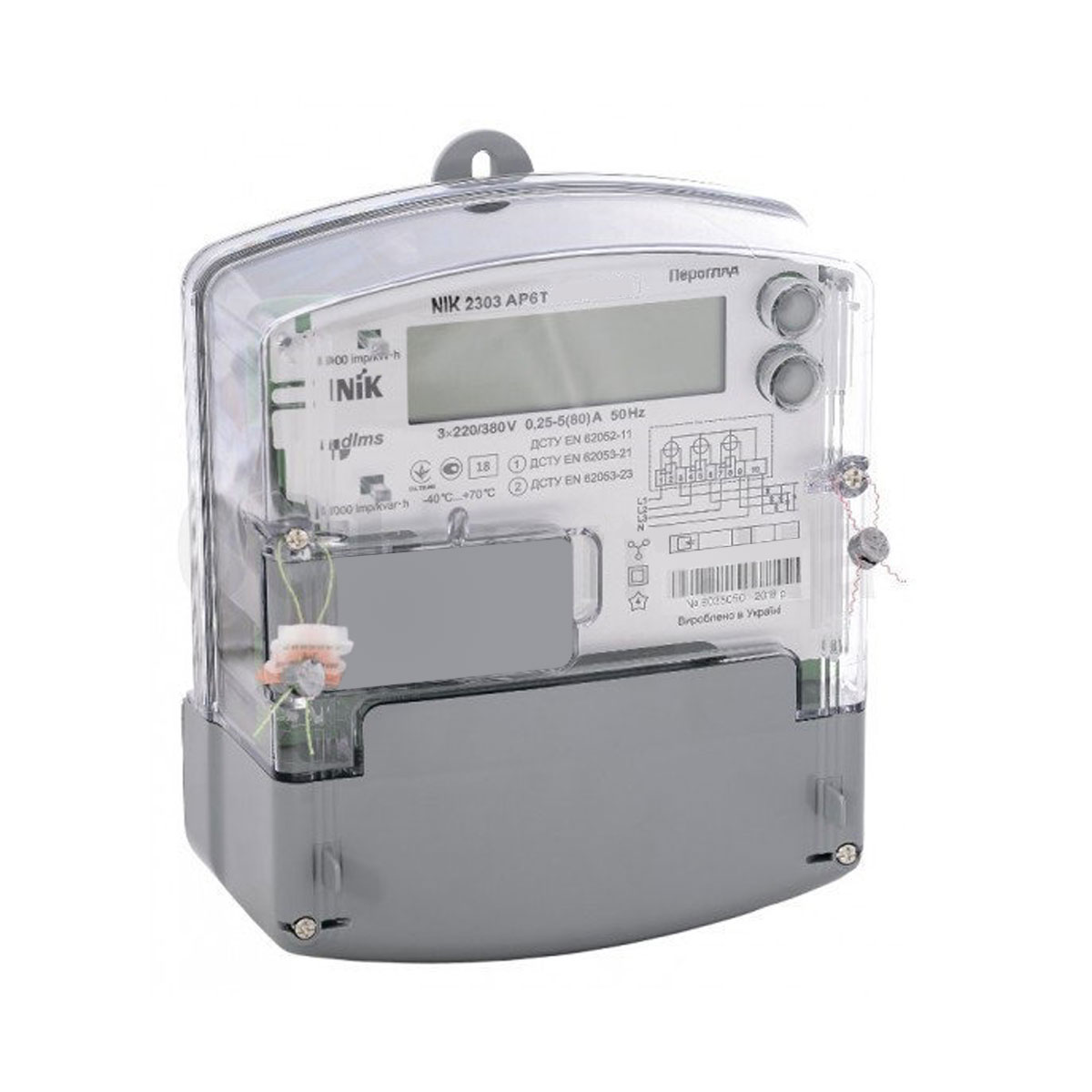 Счетчик эл. 3-ф. многотарифный NIK2303 AP6T.1402.MC.11 3x220/380В 5(80 ...