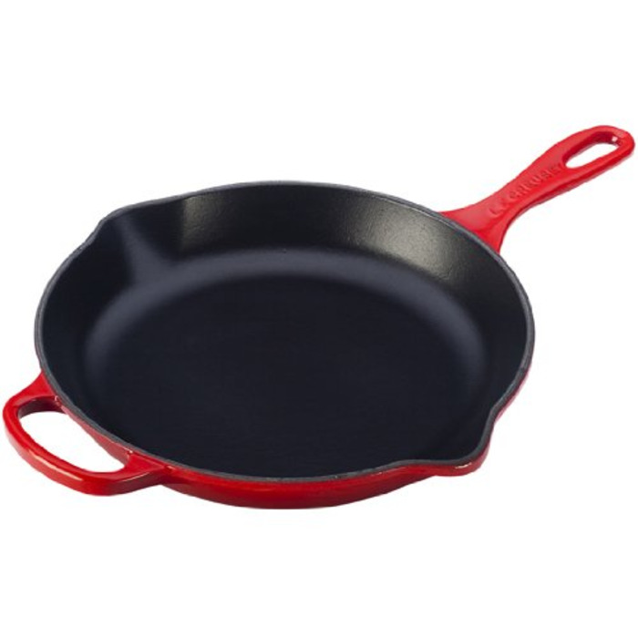 Сковорода чавунна 23 см, вишневий Le Creuset (20182230600422) – фото ...