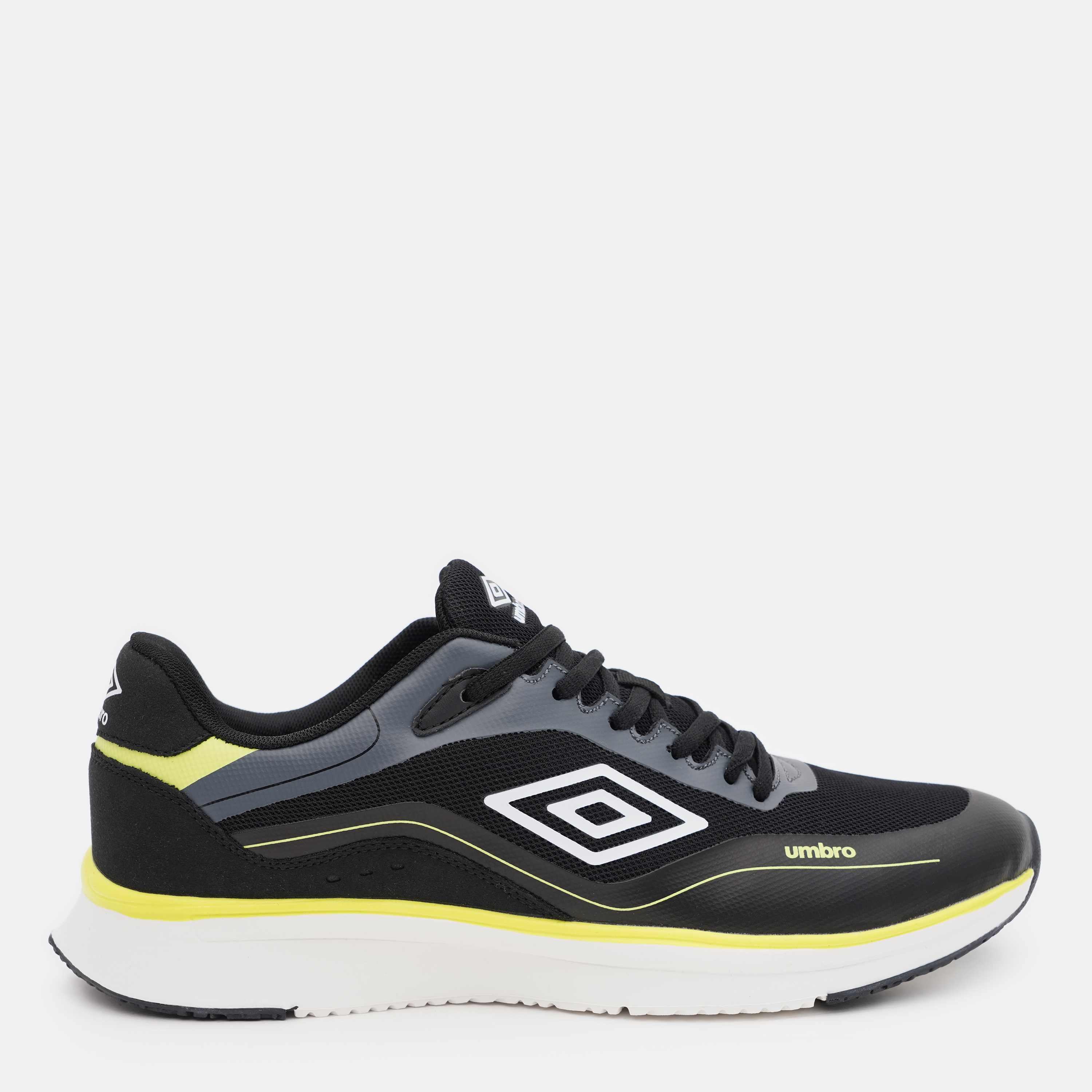 Акція на Чоловічі кросівки Umbro Priam 40400U-MD8 44.5 (10.5UK) 28.5 см Чорний/Світло-сірий від Rozetka