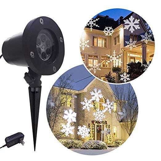 

Декоративный уличный светодиодный проектор Outdoor lawn snowflake light