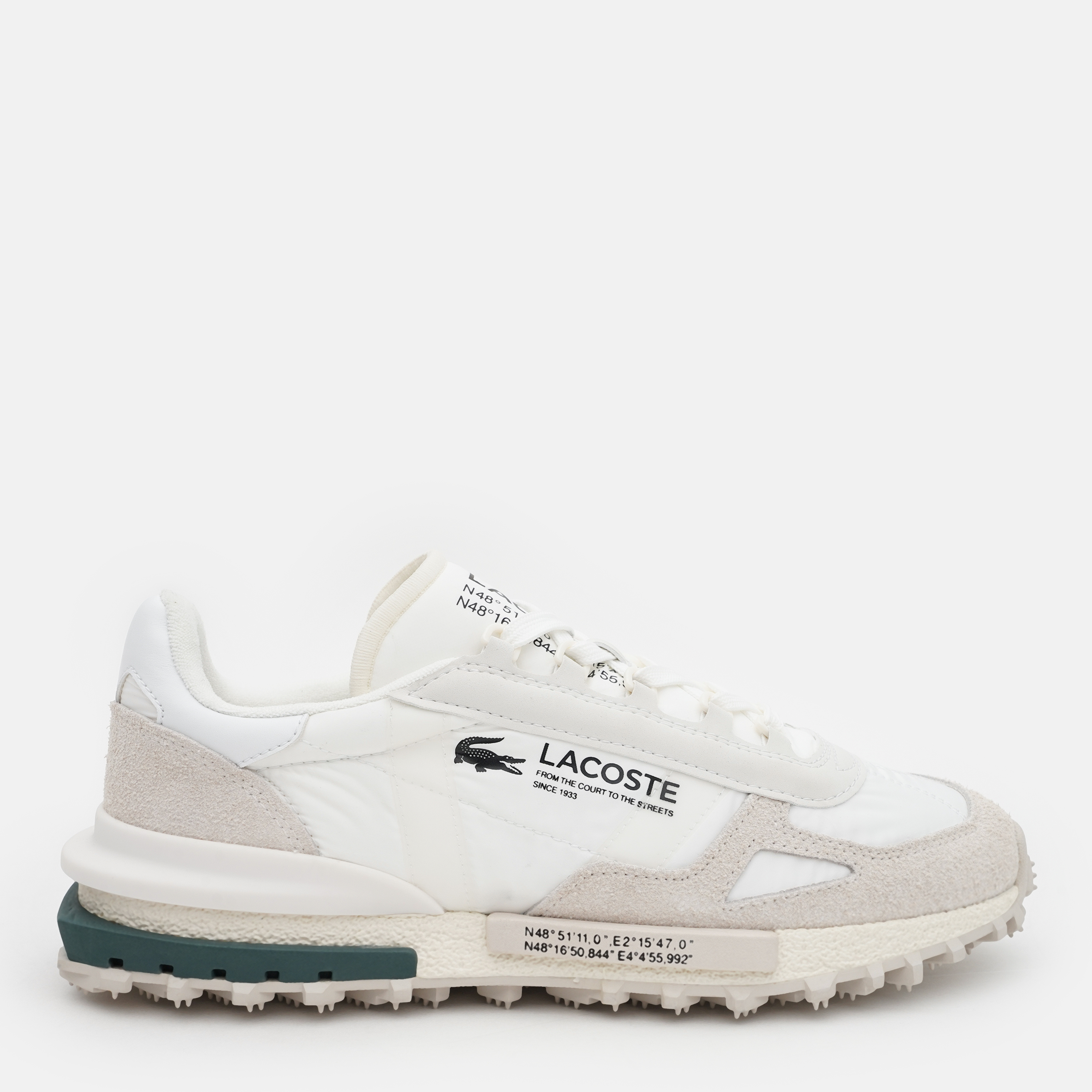 Акція на Чоловічі кросівки Lacoste Elite Active 746SMA0008-1R5 42.5 (T8.5) 26.5 см Wht/Dk Grn від Rozetka