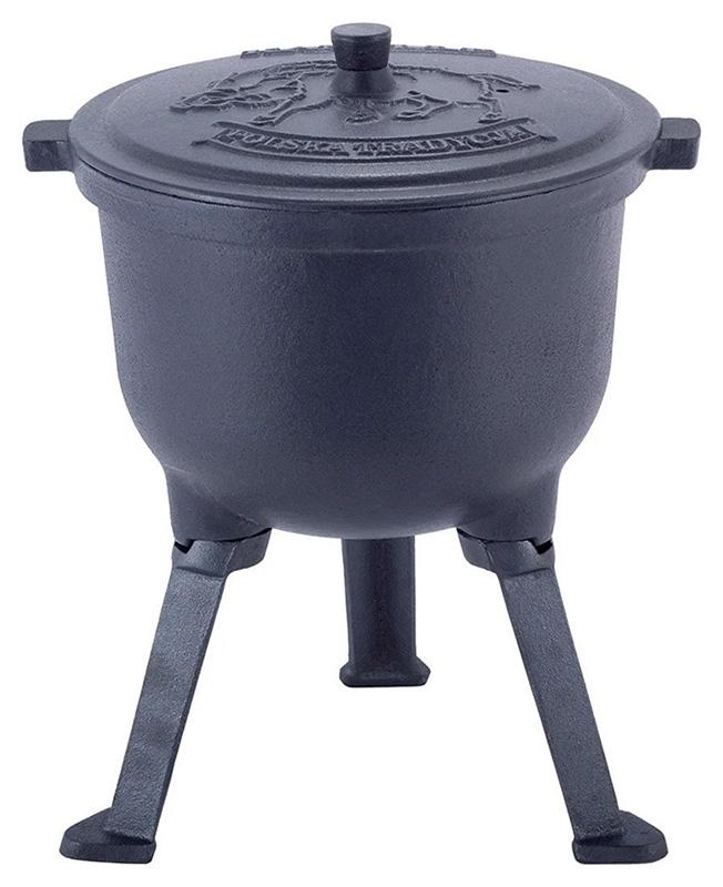

Казан чугунный Kamille Camping 7 л эмалированный, на ножках с чугунной крышкой (KM-4801M)