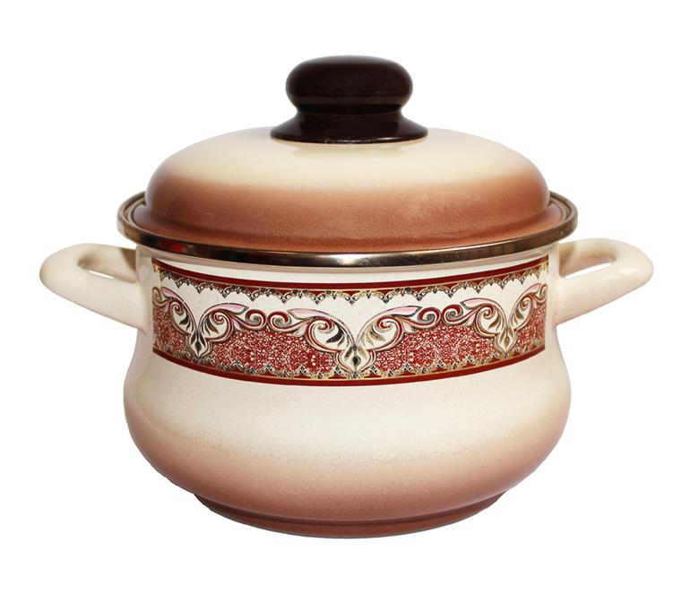 

Кастрюля эмалированная Metrot "Терракот" 5 л Ø20 см с крышкой и антипригарным покрытием (MU-2178/5)