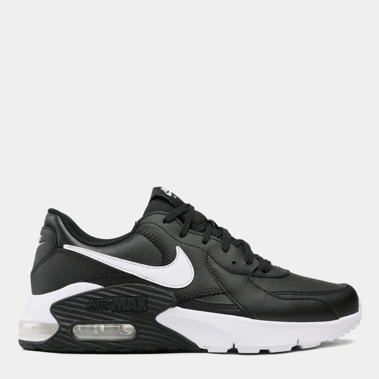 Акция на Чоловічі кросівки Nike Air Max Excee Leather DB2839-002 40 (7US) 25 см Black/White-Black от Rozetka