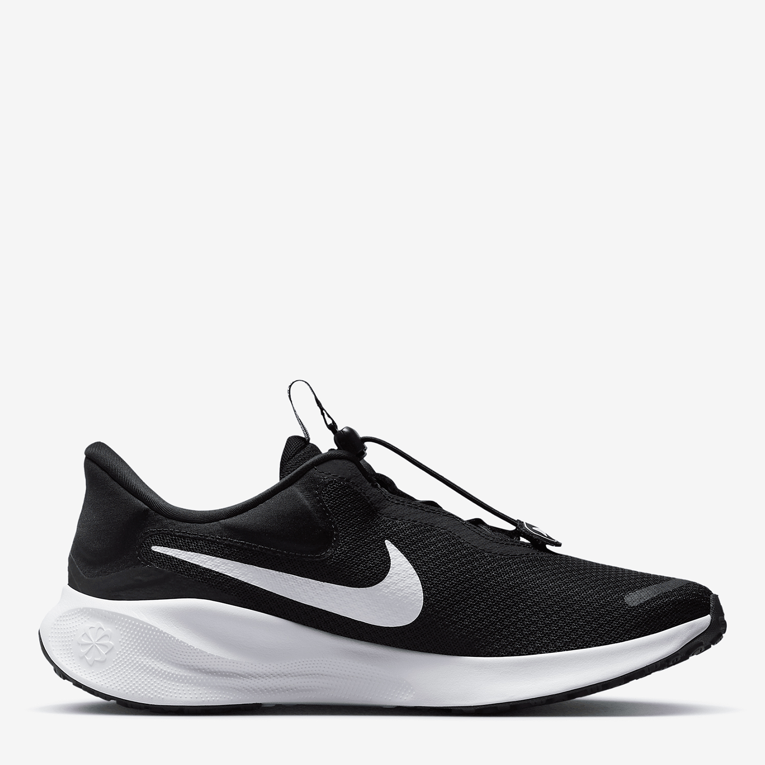 Акция на Чоловічі кросівки для бігу Nike Revolution 7 Easyon FQ4112-001 46 (12US) 30 см Black/White от Rozetka