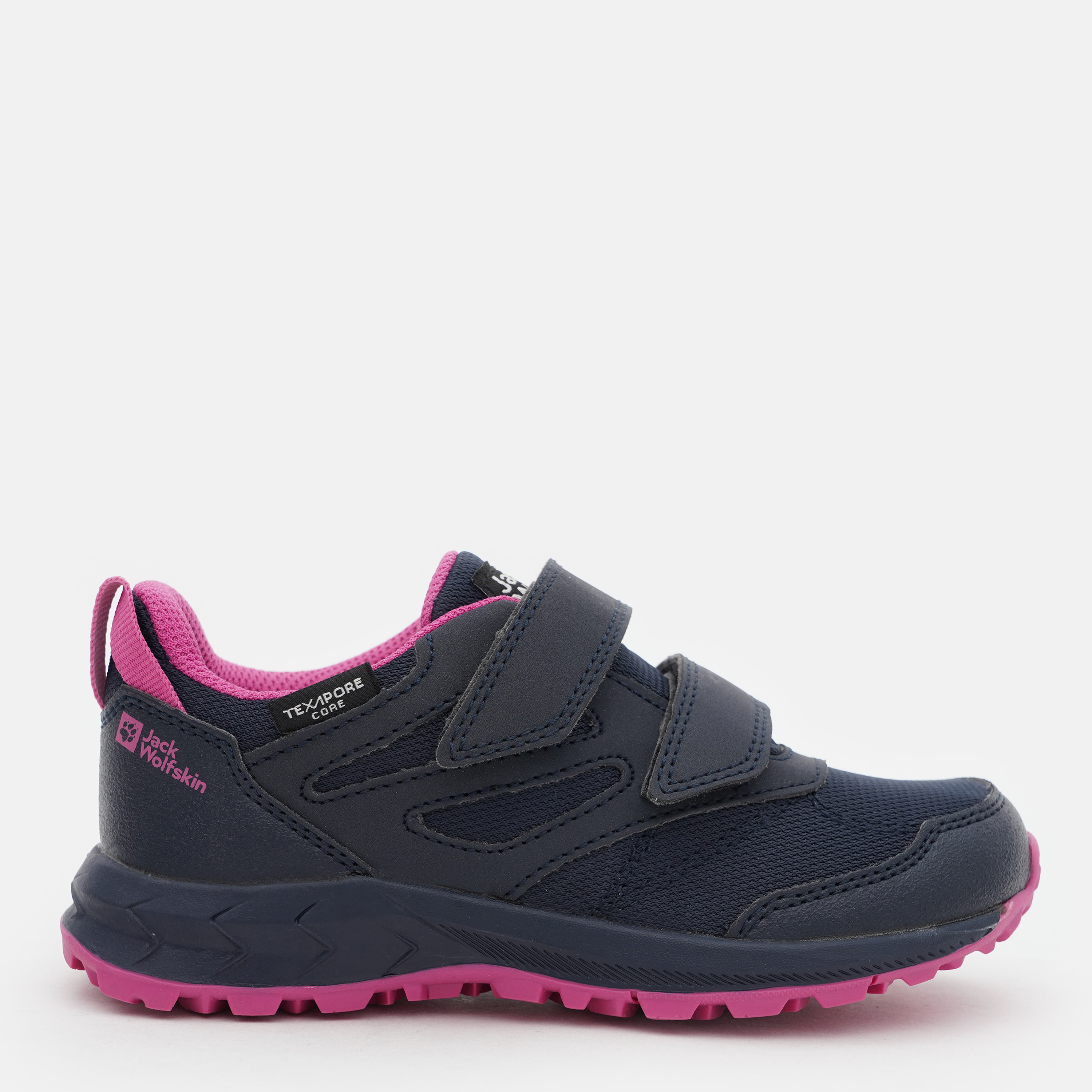 Акція на Дитячі кросівки для дівчинки Jack Wolfskin Woodland Texapore Low Vc K 4046351-1239 28 (10UK) Синій/Рожевий від Rozetka
