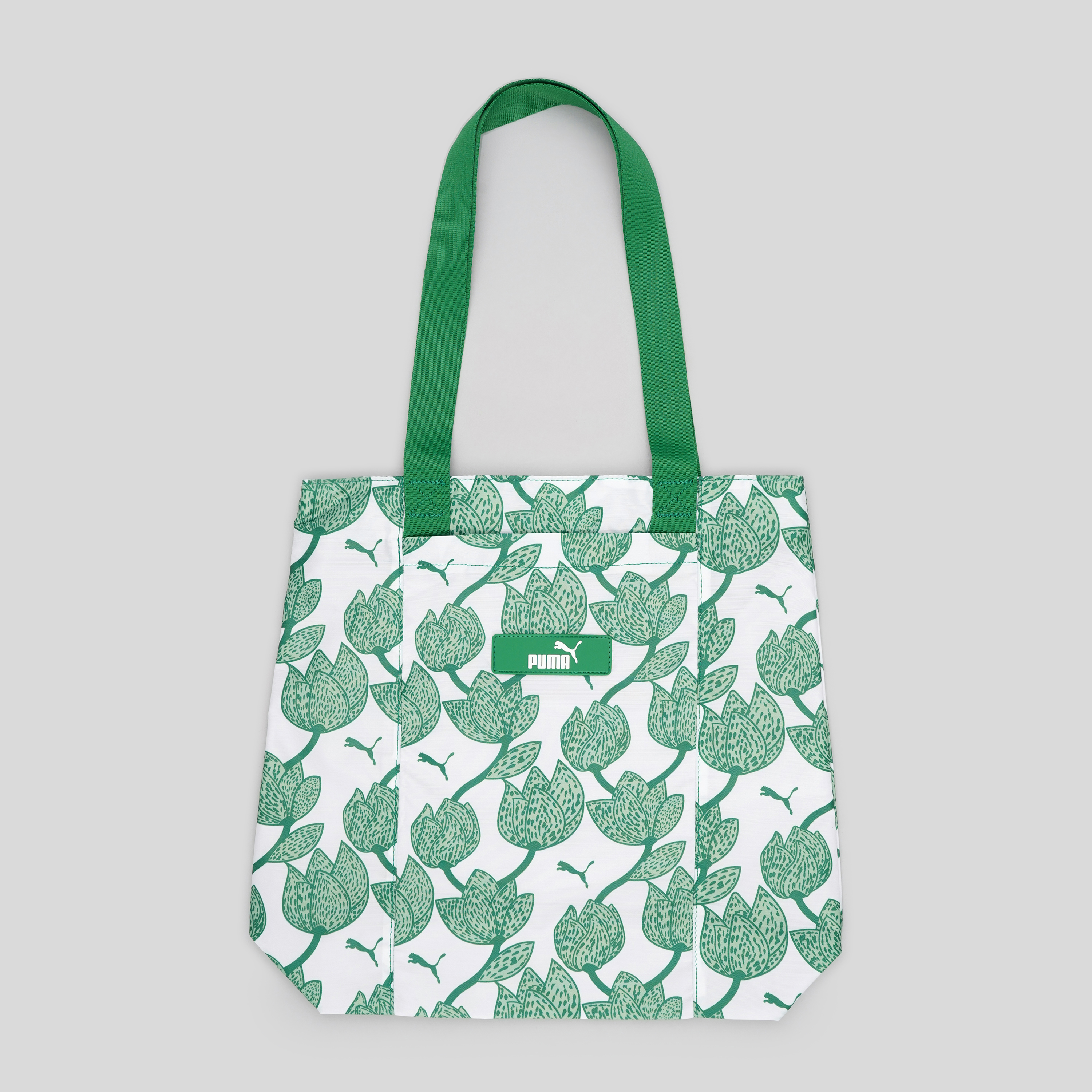Акція на Спортивна сумка еко-шоппер жіноча тканинна велика Puma 07985705 X Archive Green-Blossom AOP від Rozetka
