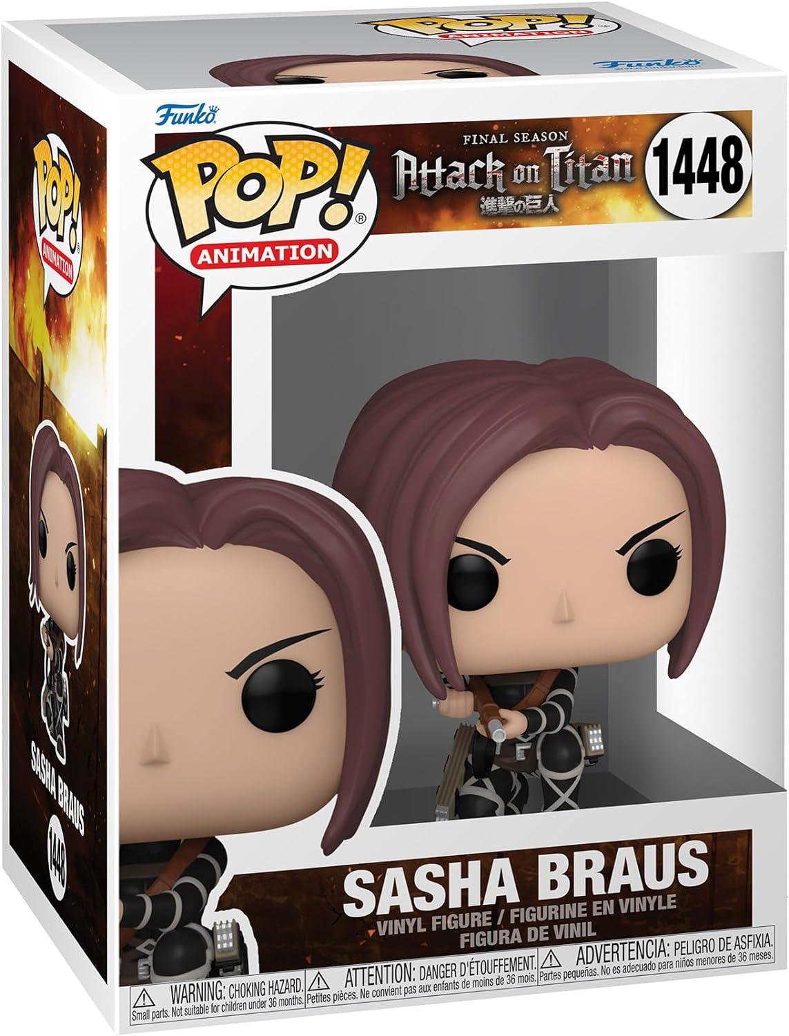 Фигурка Фанко Саша Браус Атака Титанов №1448 Attack on Titan Sasha Braus  Funko 67927 – фото, отзывы, характеристики в интернет-магазине ROZETKA от  продавца: ActionToyStore | Купить в Украине: Киеве, Харькове, Днепре,  Одессе, Запорожье, Львове