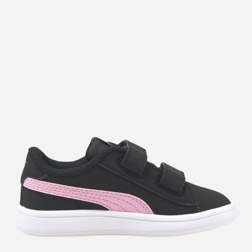 Акція на Дитячі кеди для дівчинки Puma Smash V2 Buck V Inf 365184-40 21 Чорні від Rozetka