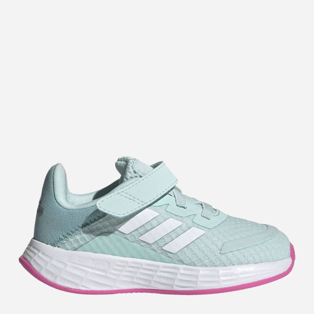 Акція на Дитячі кросівки для дівчинки adidas Duramo Sl I GW2234 23.5 М\'ятні від Rozetka