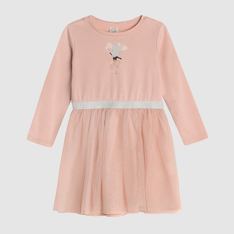 Акція на Дитяча сукня для дівчинки Cool Club CCG2313476 128 см Рожева від Rozetka