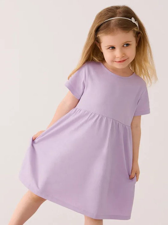 Акція на Дитяча сукня для дівчинки Cool Club CCG2401842 86 см Фіолетова від Rozetka