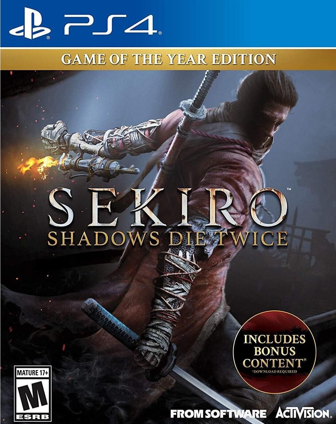 Игра Sekiro: Shadows Die Twice для PS4 (Blu-ray диск) – отзывы покупателей  | ROZETKA