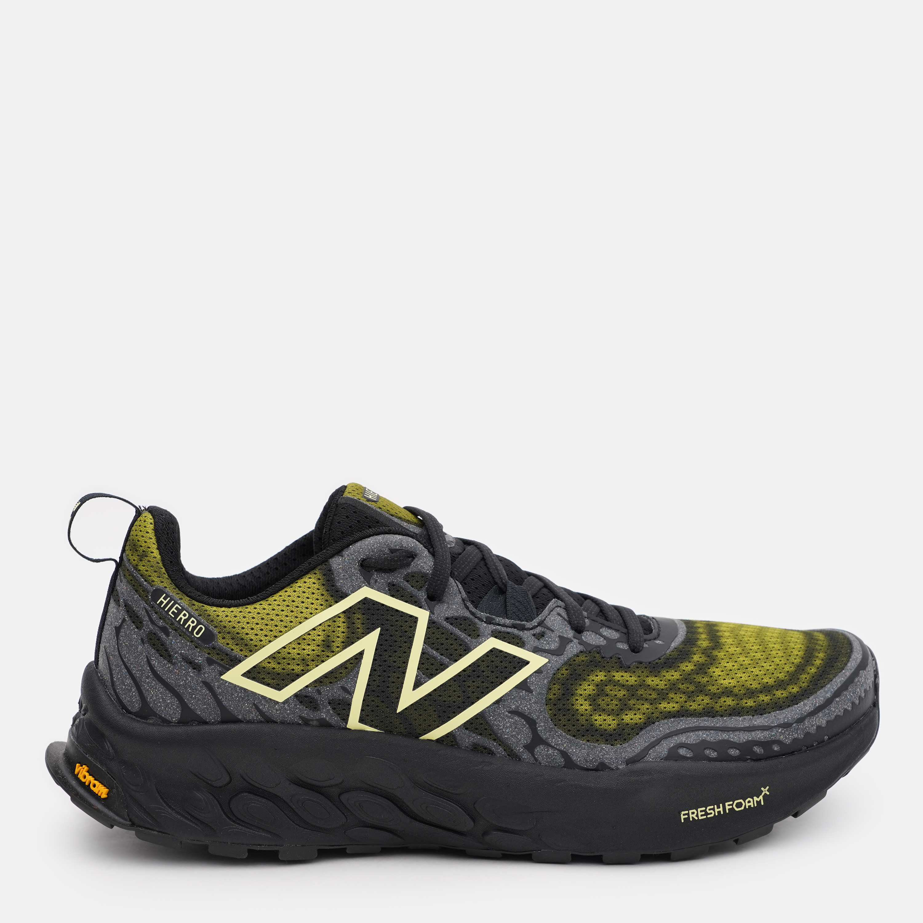 Акція на Чоловічі кросівки для бігу New Balance Fresh Foam Hierro v8 MTHIERY8 44.5 (10.5US) 28.5 см Чорний/Жовтий від Rozetka