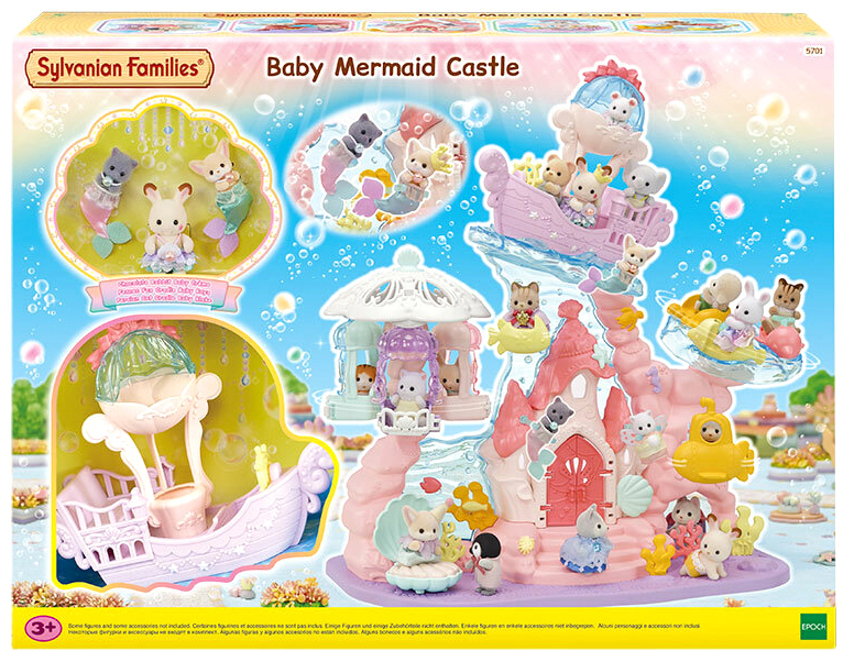 Zdjęcia - Zestaw do zabawy dla dzieci Sylvanian Families Zestaw do zabawy Epoch  Baby Mermaid Castle  