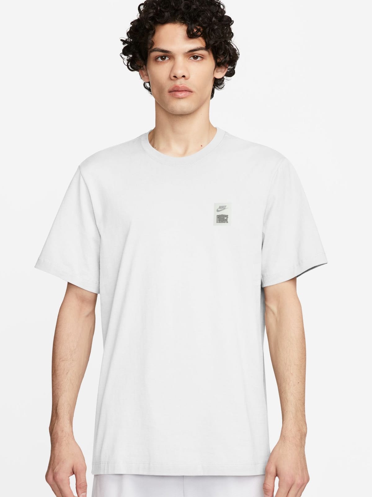 Акція на Футболка довга чоловіча Nike M Nk Tee St 5 FN0803-100 L Біла від Rozetka