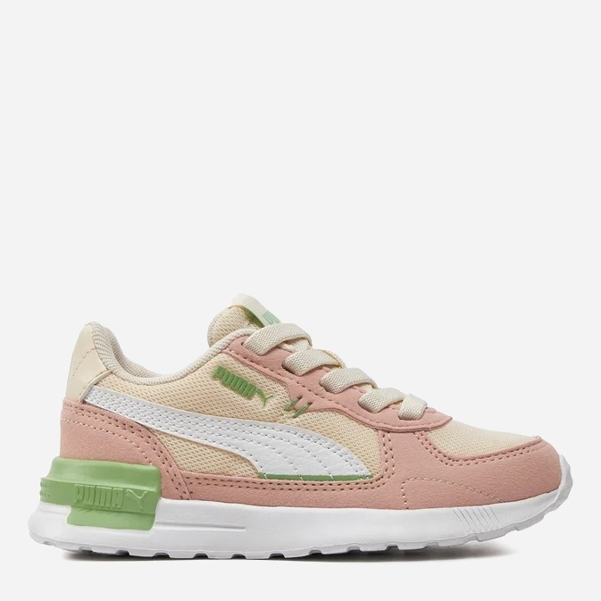 Акція на Дитячі кросівки для дівчинки Puma Graviton AC 38198830 31 (12) Sugared Almond-White-Rose Quartz-Pure Green від Rozetka