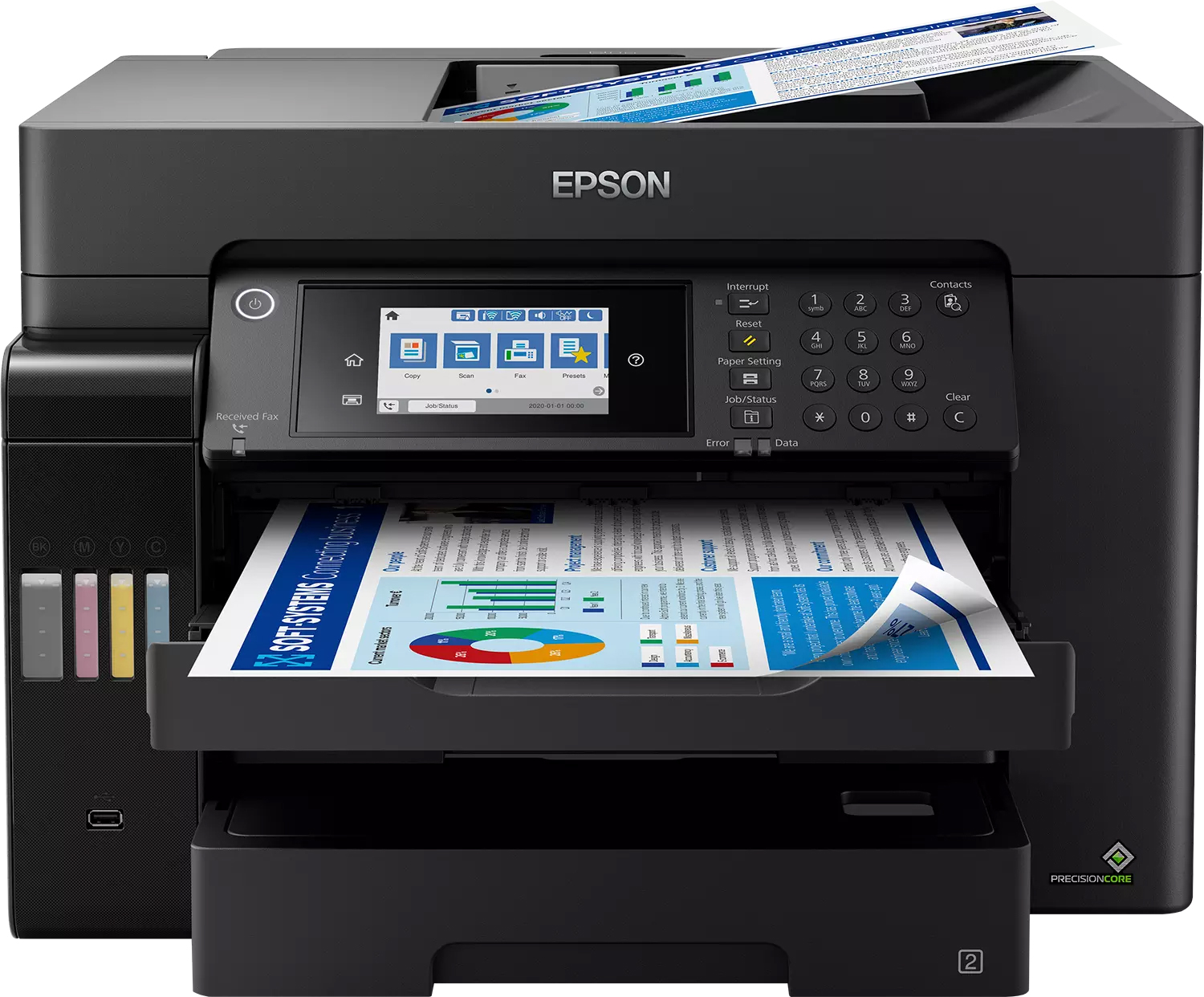 МФУ Epson L15160 A3, with Wi Fi, ethernet, duplex, ADF, FAX (C11CH71404) –  фото, отзывы, характеристики в интернет-магазине ROZETKA | Купить в  Украине: Киеве, Харькове, Днепре, Одессе, Запорожье, Львове