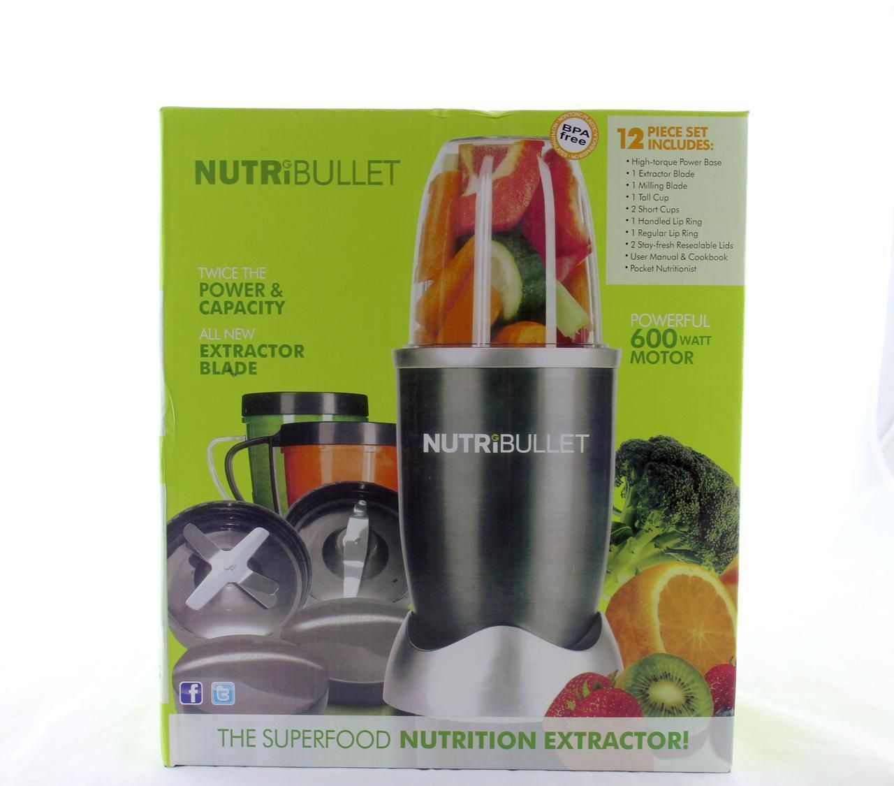 Блендер NutriBullet NJ-162 кухонный комбайн измельчитель 900 Вт (NJ-162) –  фото, отзывы, характеристики в интернет-магазине ROZETKA от продавца: P-s  Pro | Купить в Украине: Киеве, Харькове, Днепре, Одессе, Запорожье, Львове