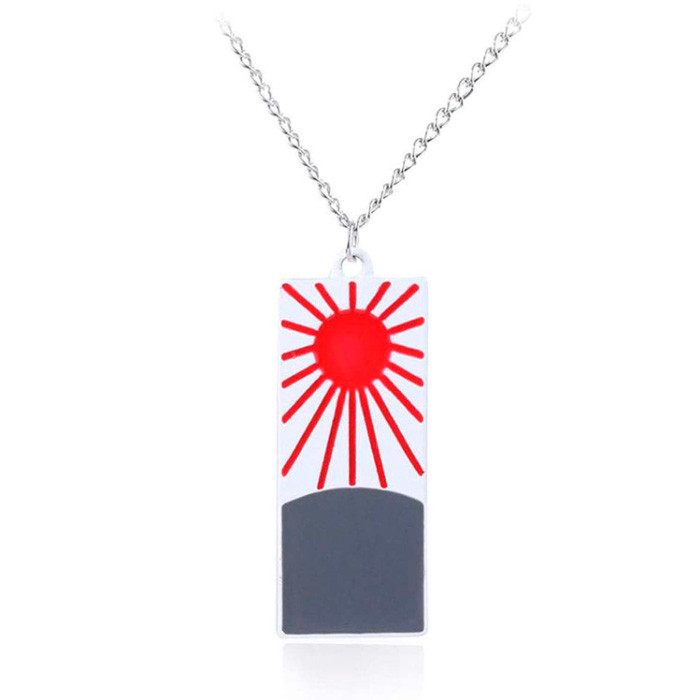 

Кулон Танджиро Клинок Рассекающий Демонов Demon Slayer Kamado Tanjirou Necklace (8096)