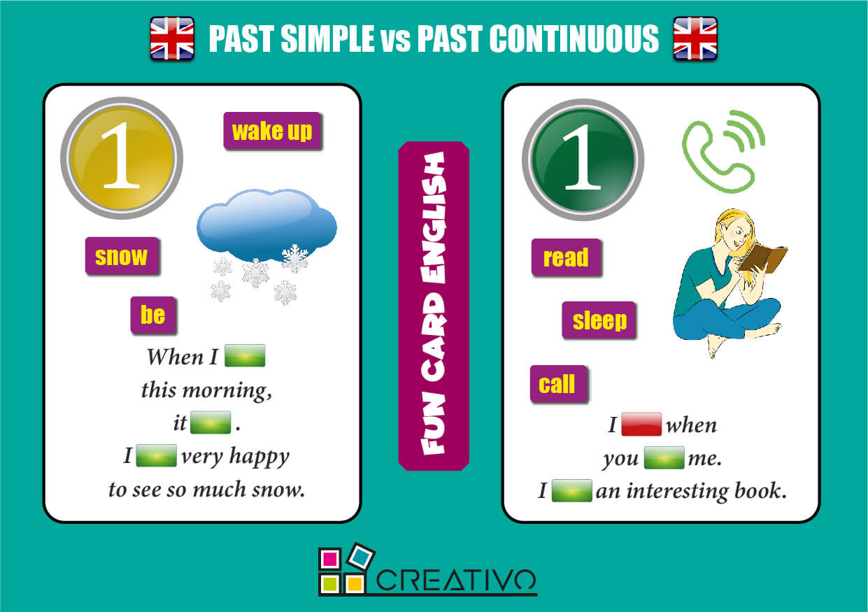 Карткова гра Fun Card English past simple vs past continuous, Creativo –  фото, відгуки, характеристики в інтернет-магазині ROZETKA від продавця:  EnGames | Купити в Україні: Києві, Харкові, Дніпрі, Одесі, Запоріжжі, Львові