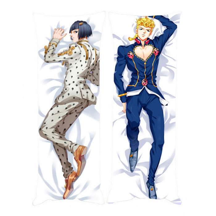 

Подушка Обнимашка Дакимакура Бруно Буччеллати и Джорно Джованна JoJo's Bizarre Adventure Подушка Обнимашка 150 х 50 Двухсторонняя (8115)