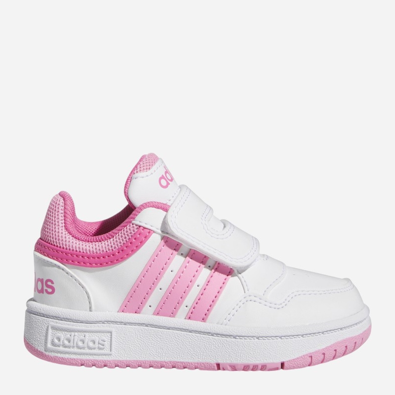 Акція на Дитячі кеди для дівчинки adidas Hoops 3.0 Cf I IG3719 23 Білі від Rozetka