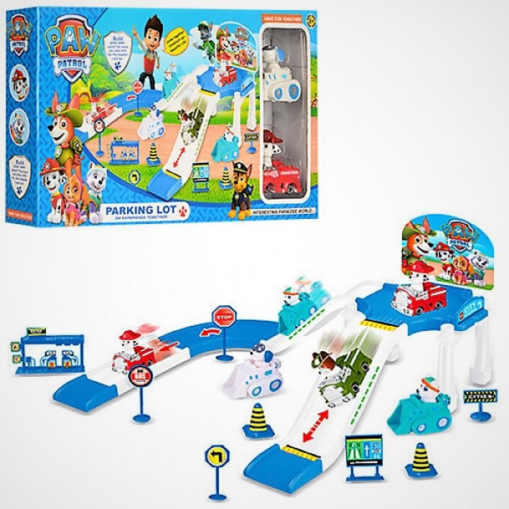 

Трек с горкой Huada Toys «щенячий патруль» (677)
