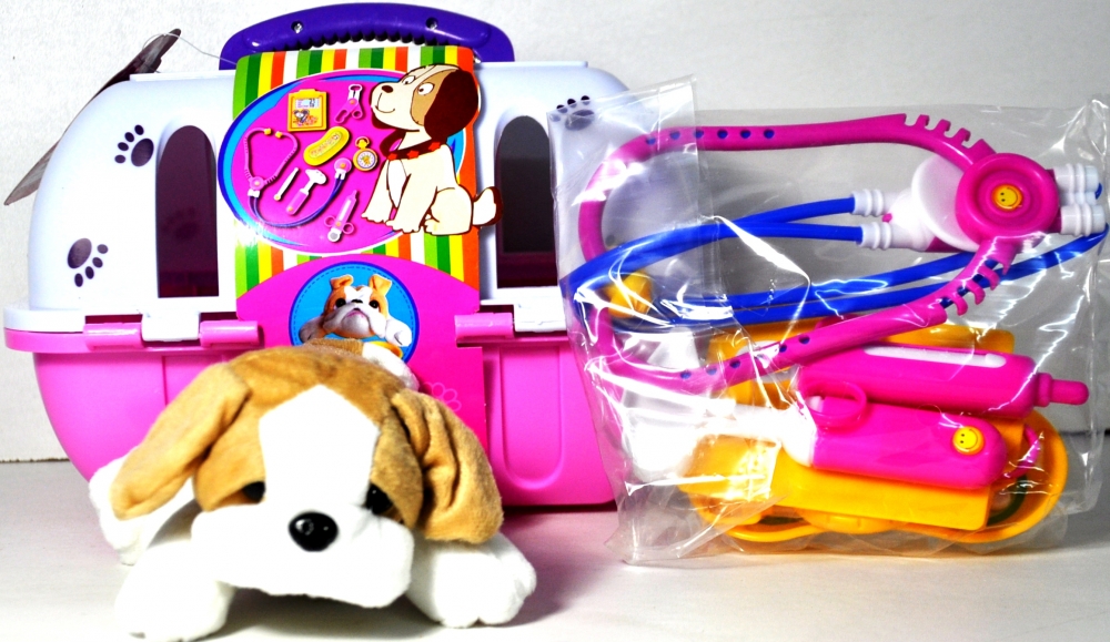 

Собака в чемодане с аптечкой Huada Toys (121)
