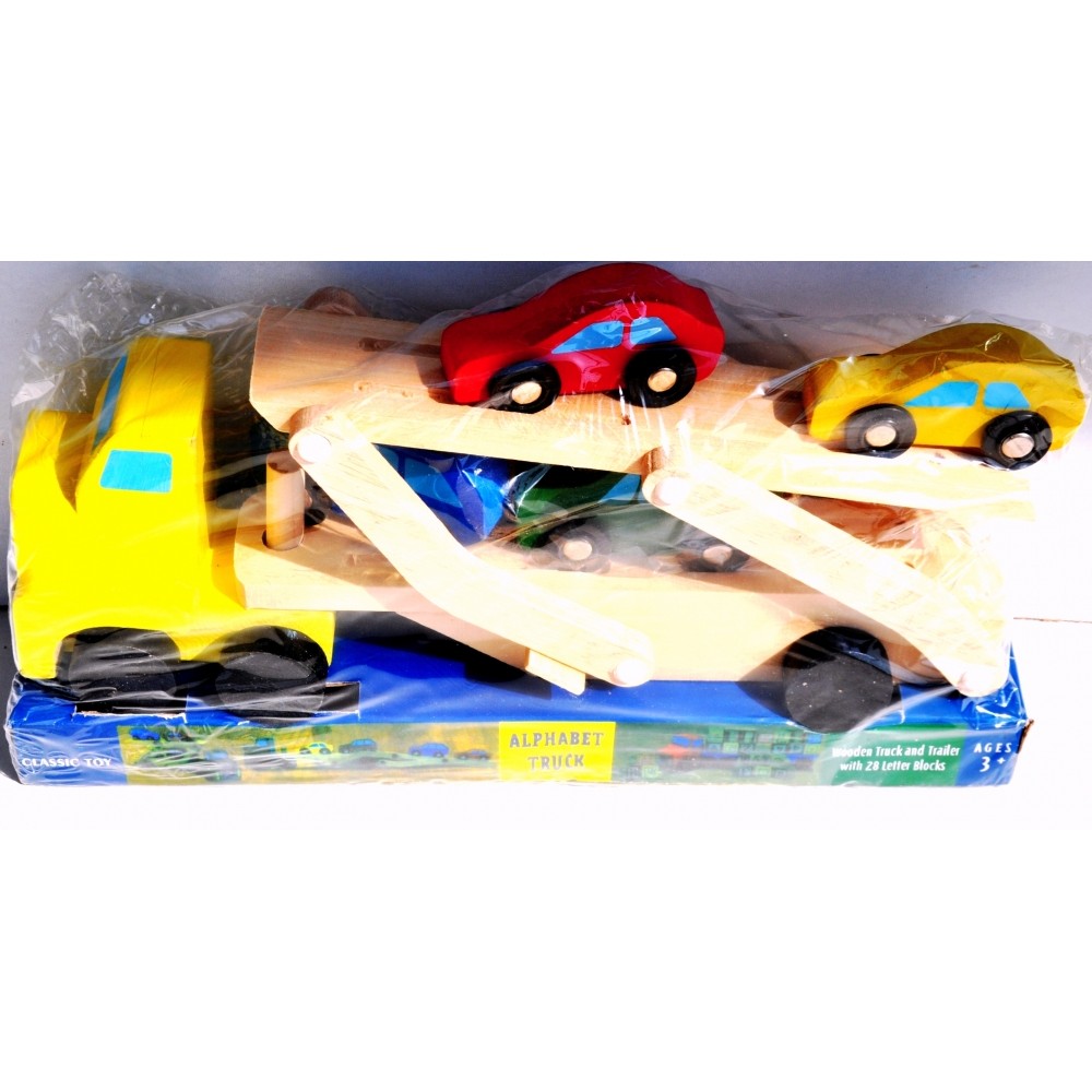 

Деревянный автовоз Huada Toys (C405)