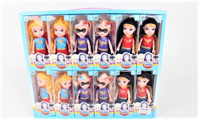 

Супер герои кукла супергёрл серия базовые набор 6 шт Huada Toys (0304)