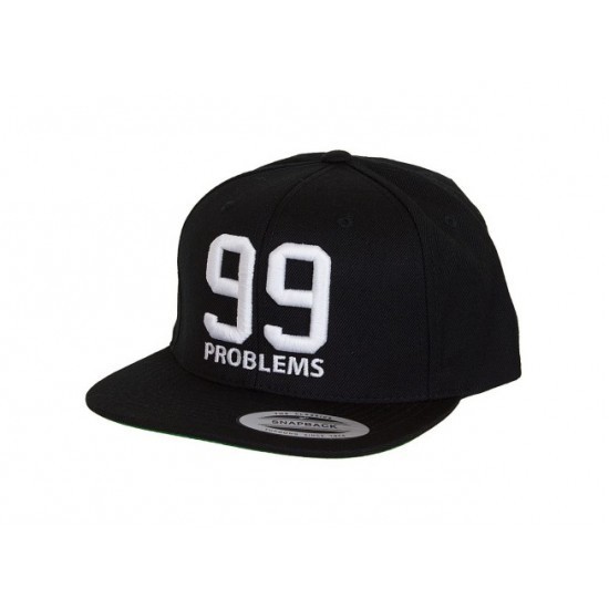 

Кепка Snapback Yupoong черная с 3Д вышивкой 99 problems, Кепка Snapback Yupoong черная с 3Д вышивкой 99 problems One Size