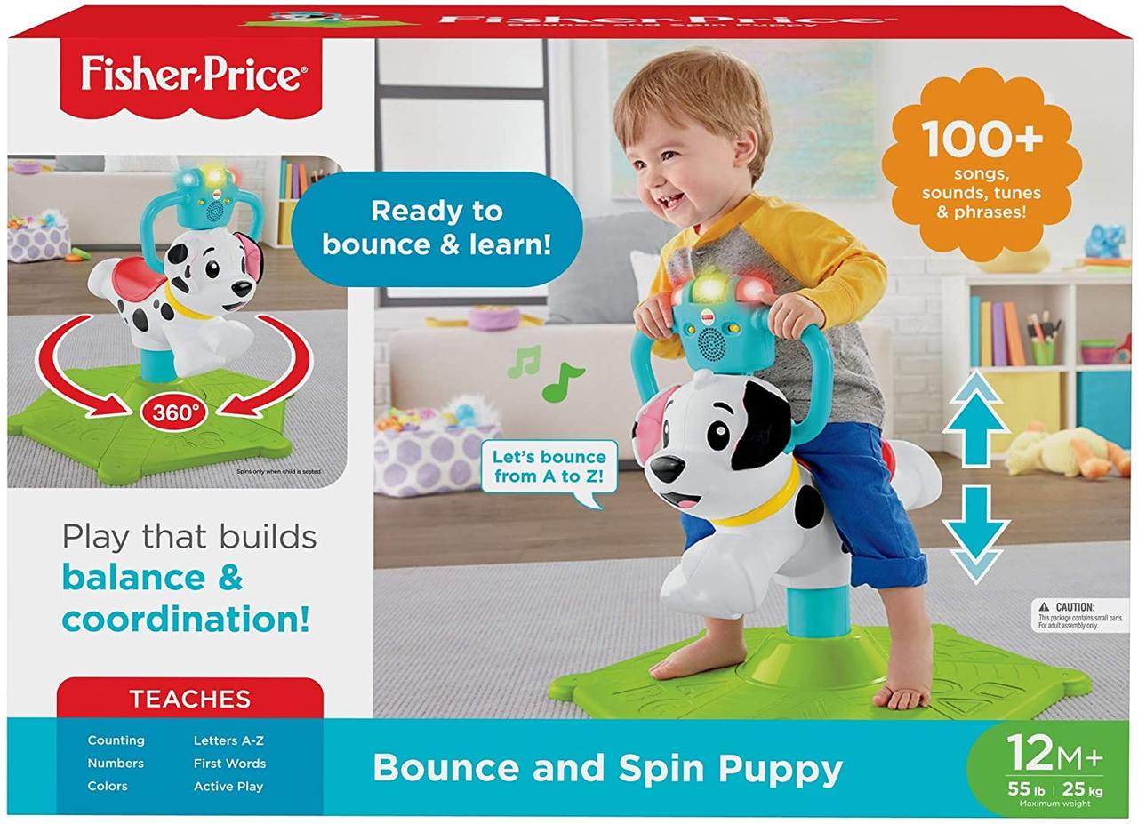 

Балансир Долматинец Фишер-Прайс Fisher-Price Bounce and Spin Puppy