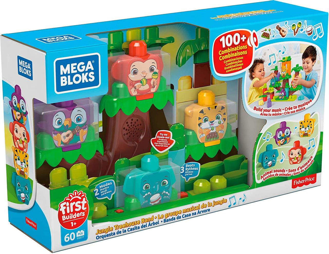 

Конструктор Мега Блокс домик на дереве Mega Bloks Jungle Treehouse Band