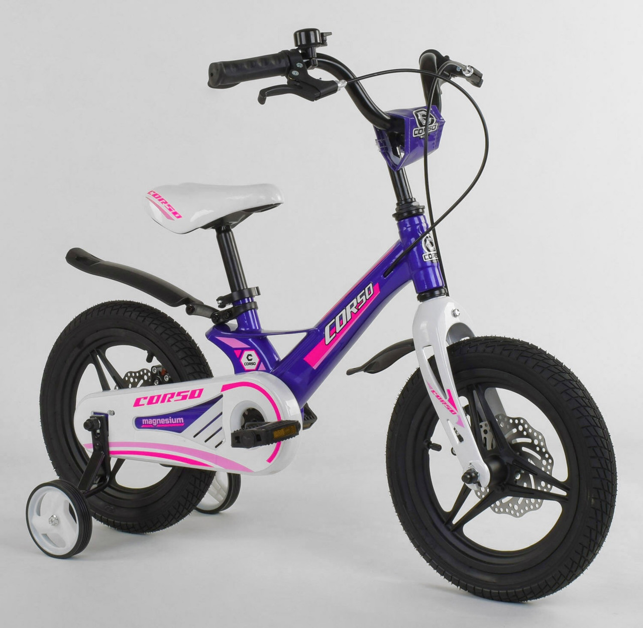 

Велосипед 14" дюймов 2-х колёсный «CORSO" MG-77218 ФИОЛЕТОВЫЙ 86848