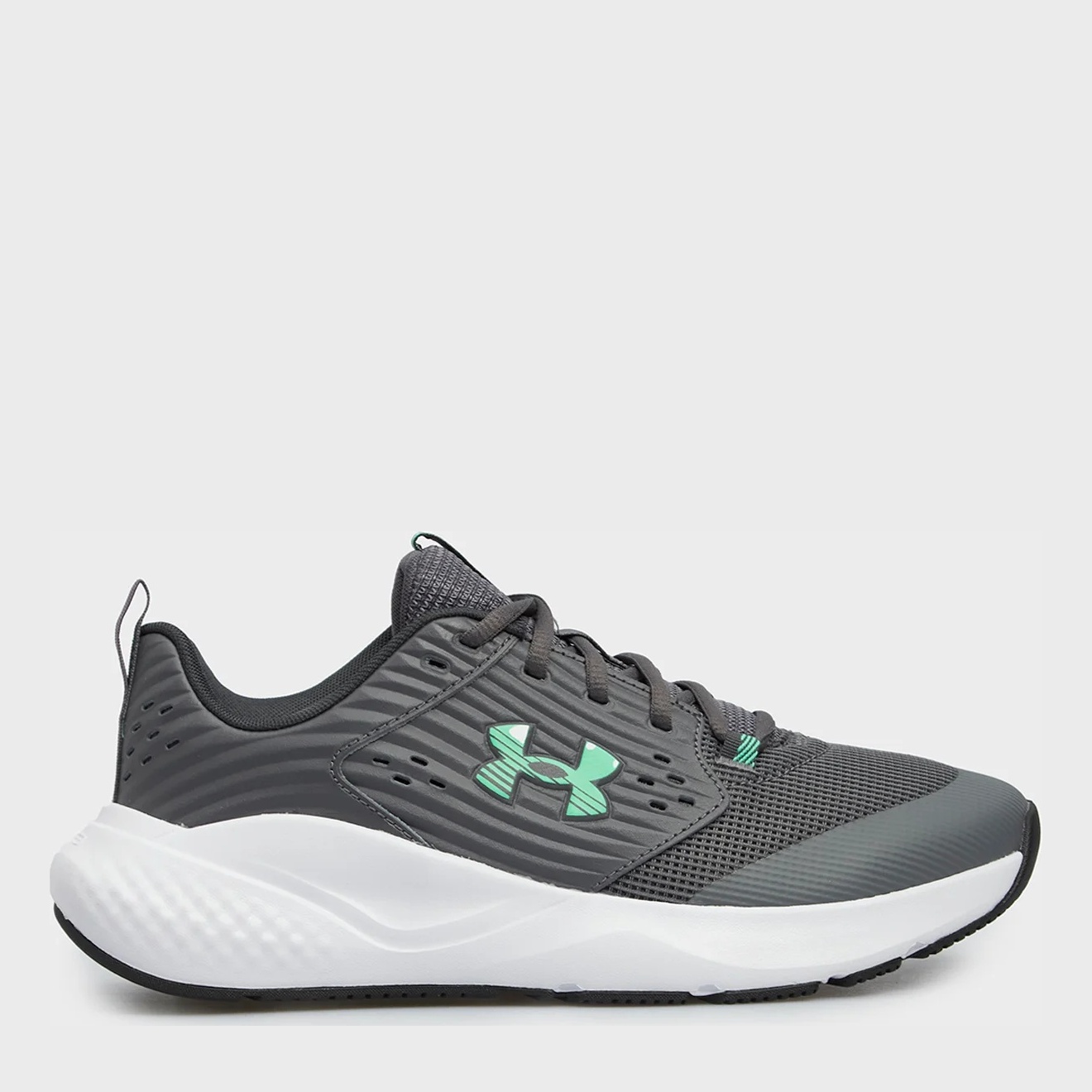 Акція на Чоловічі кросівки для залу Under Armour Charged Commit TR 4 3026017-104 45 (11US) 29 см Сірі від Rozetka