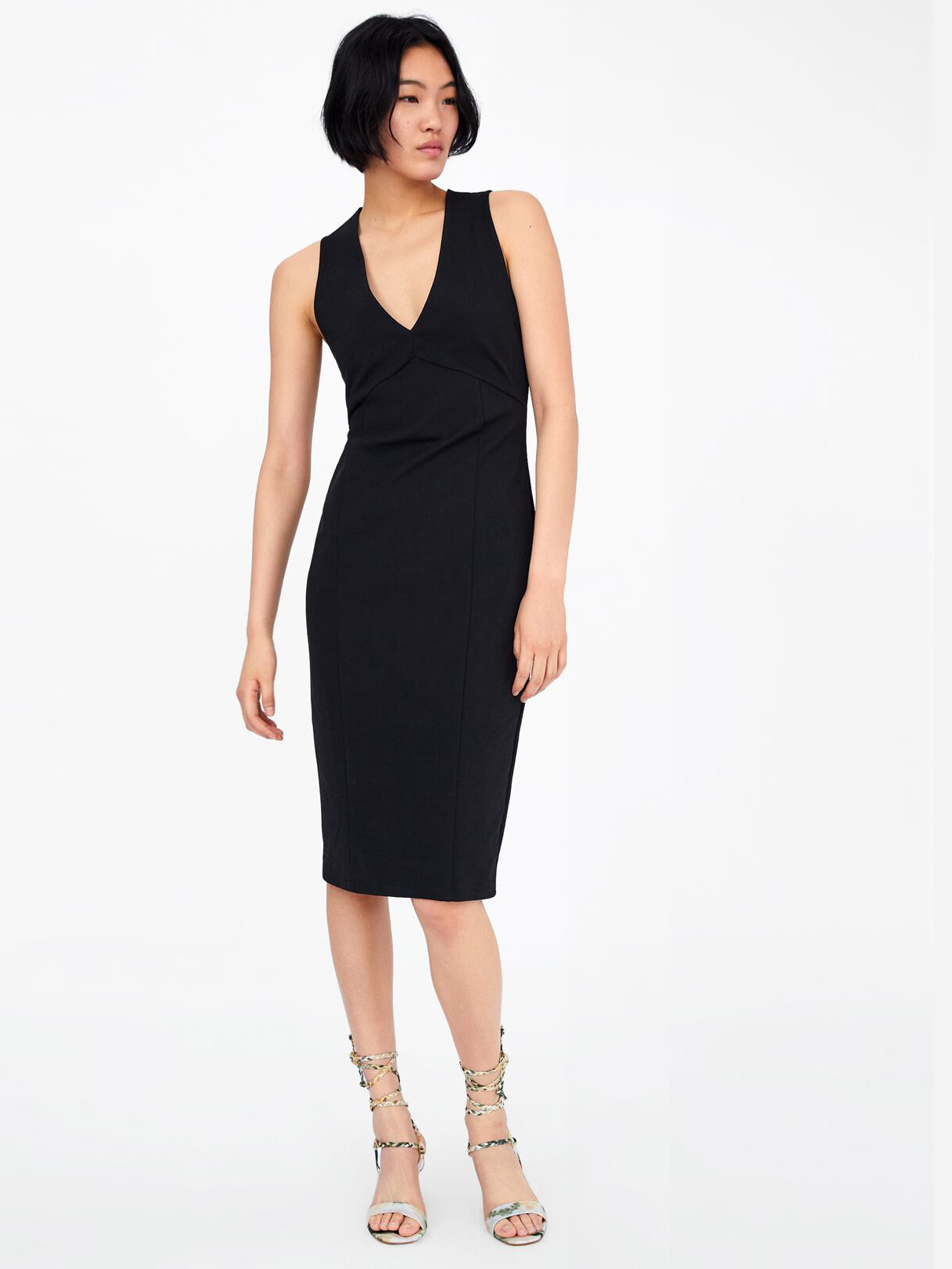 

Платье Zara 0264/025/800 XL Черное