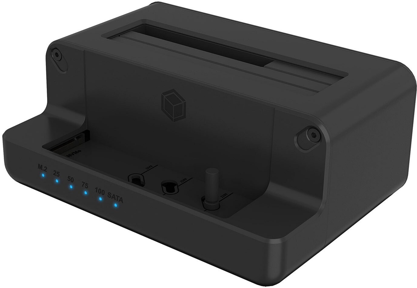 Док-станція Icy Box для M.2 NVMe SSD та 2.5''/3.5'' HDD/SSD з портом USB 3.2 Type-C (IB-2914MSCL-C31)