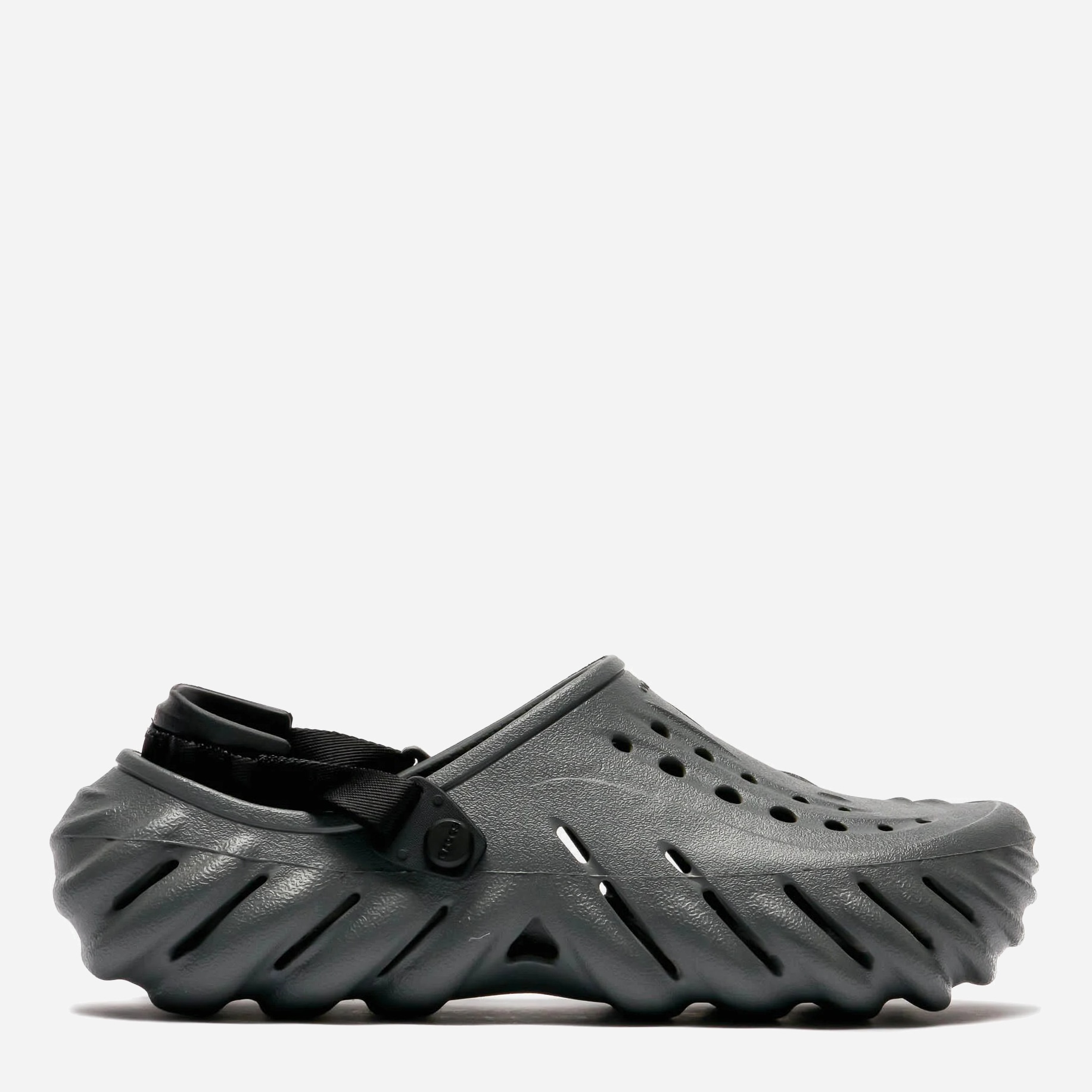 Акція на Жіночі крокси Crocs Echo Clog 207937-0DA 36-37 (M4/W6) 22 см Темно-сірі від Rozetka