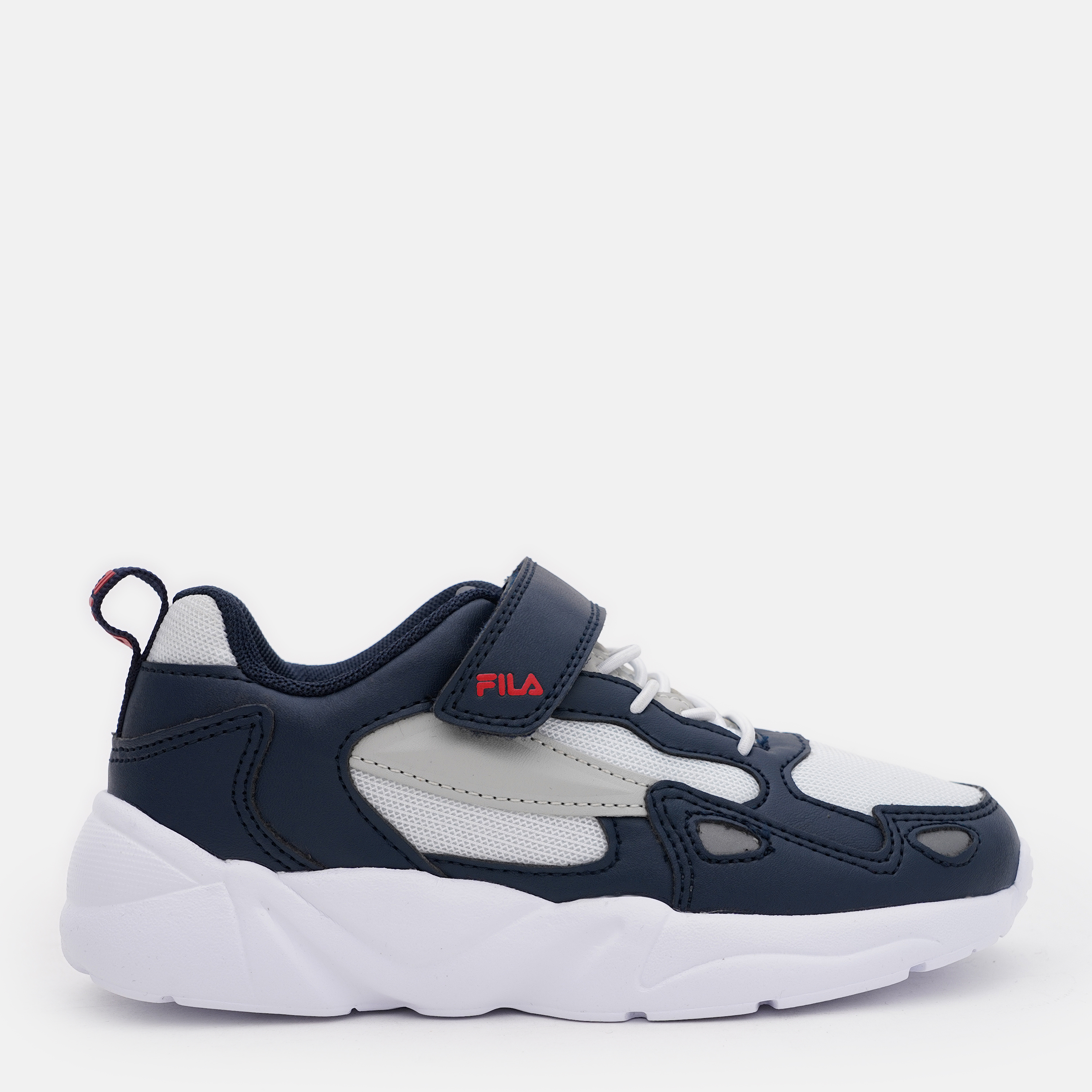 Акція на Дитячі кросівки для хлопчика Fila Ventosa Cb Velcro FFK0163-13037 31 Білий/Темно-синій від Rozetka