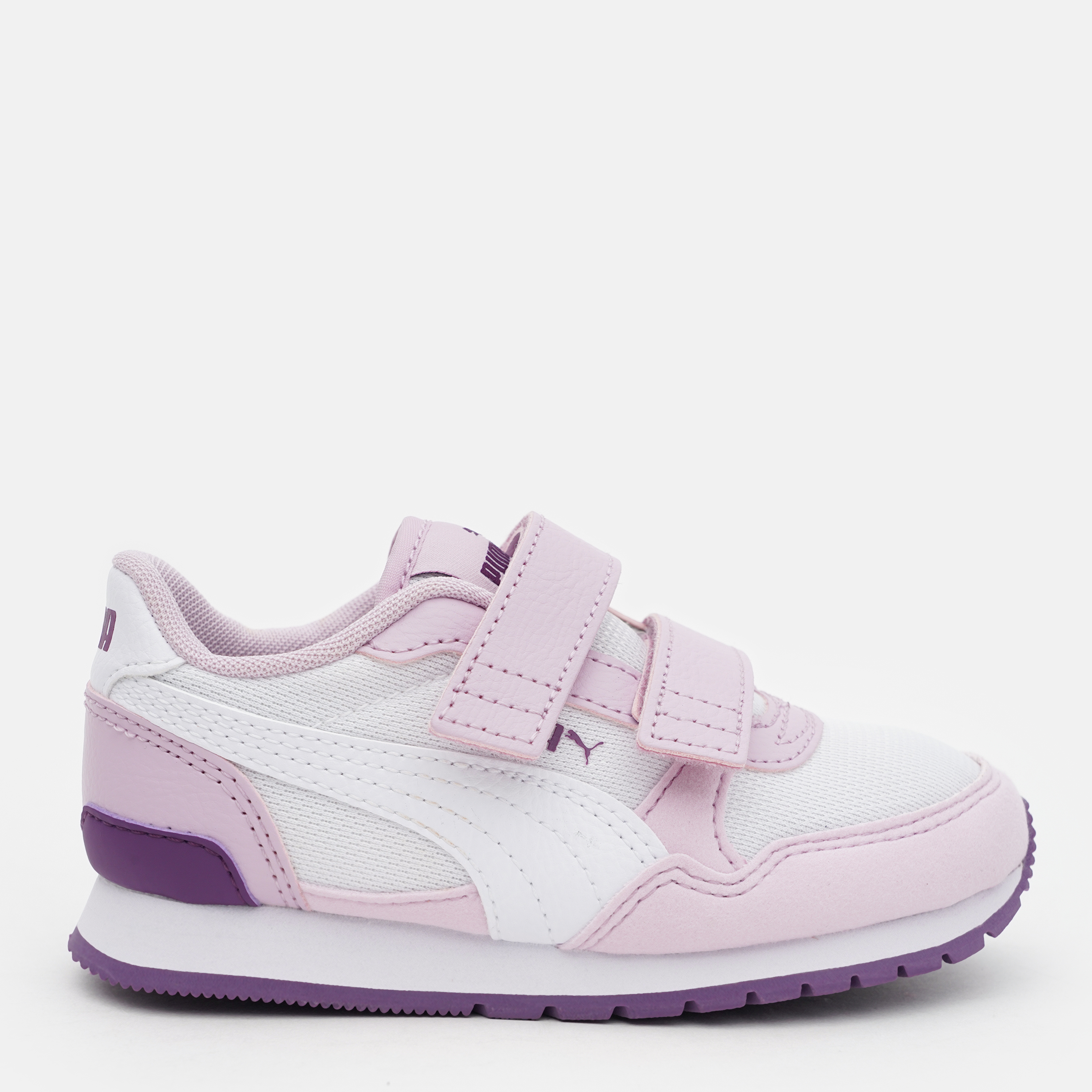 Акція на Підліткові кросівки для дівчинки Puma ST Runner v3 38551124 35 Puma White-Grape Mist-Crushed Berry від Rozetka