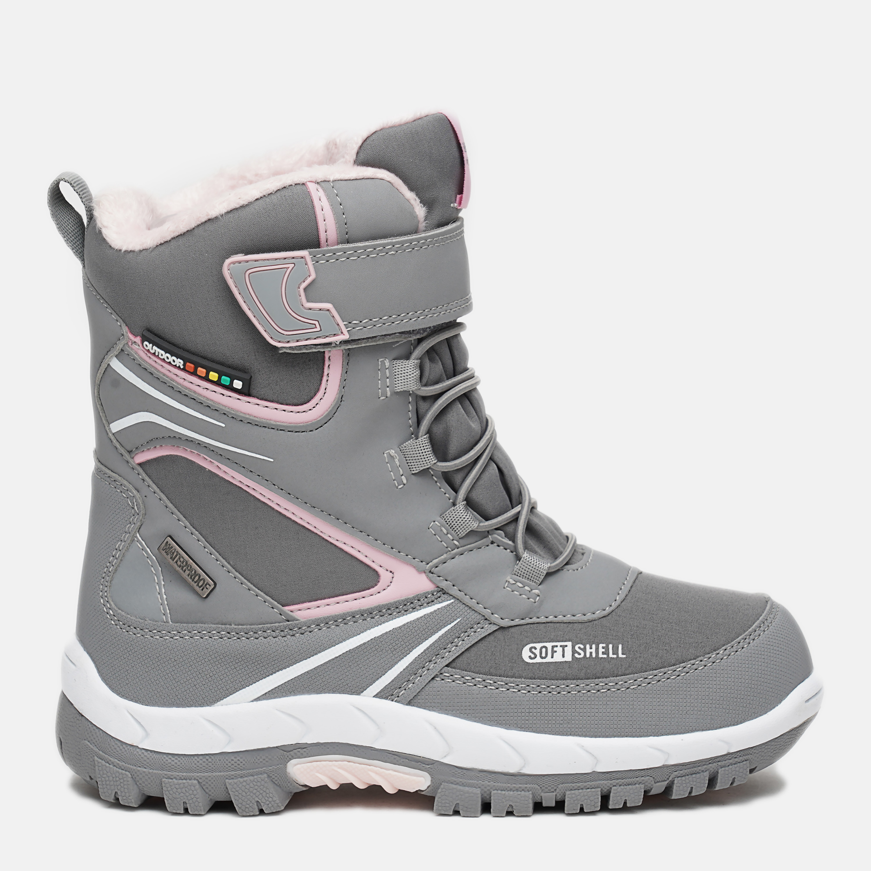 

Ботинки American Club RL 37/20 Grey/Pink 32 20.5 см Серые (AC2000000417042)
